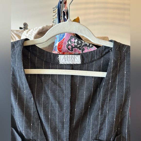 Vintage pinstripe dress - Picture 3 of 4